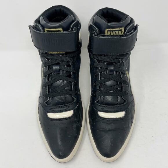 Puma Leather Sky Point Mid Pointed Toe Sneakers Womens Size 6.5 - Picture 2 of 9